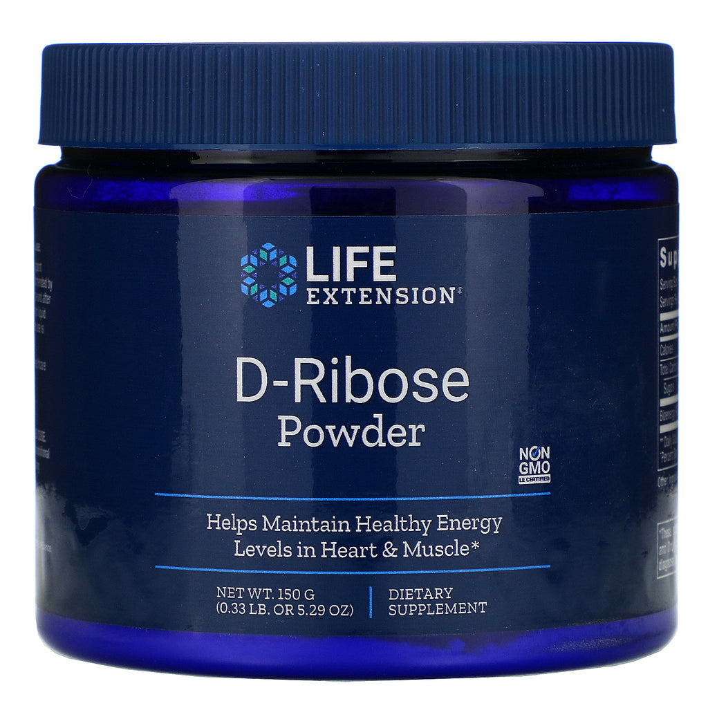 Life Extension, D-Ribose Powder, 5.29 oz (150 g)