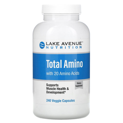 Lake Avenue Nutrition, Total Amino, 240 Veggie Capsules