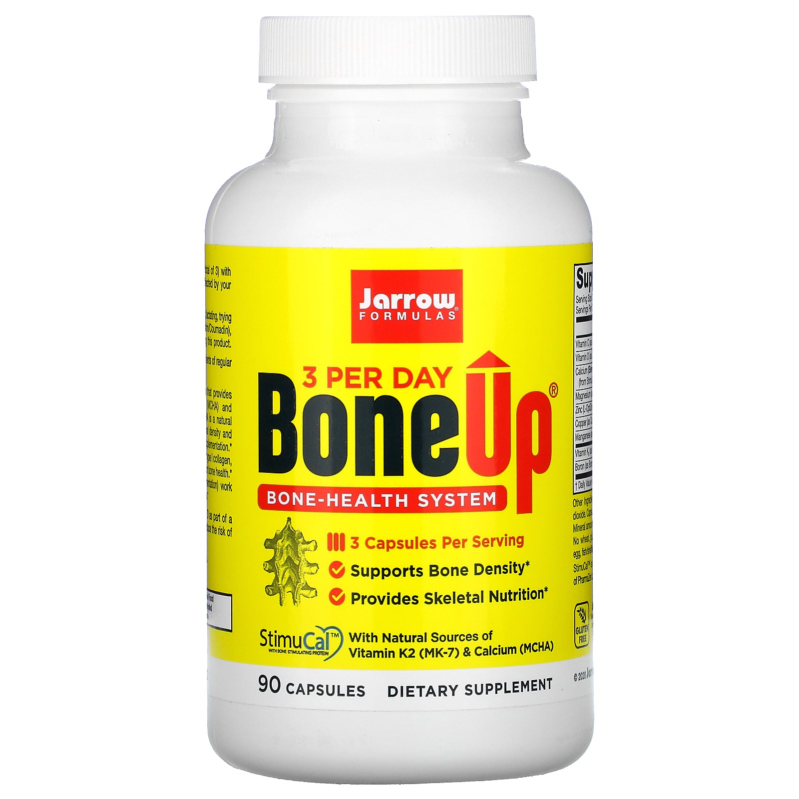 Jarrow Formulas, Bone-Up, Three Per Day, 90 Capsules