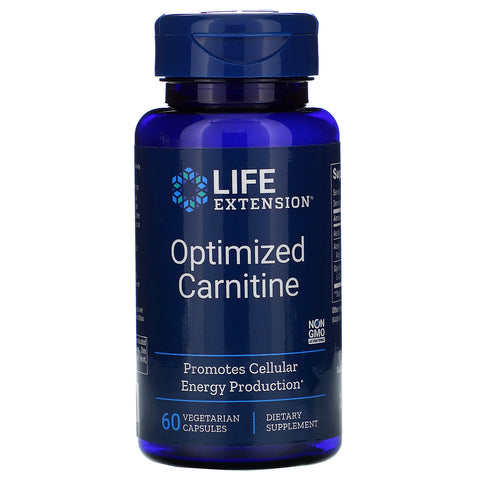 Life Extension, Optimized Carnitine, 60 Vegetarian Capsules