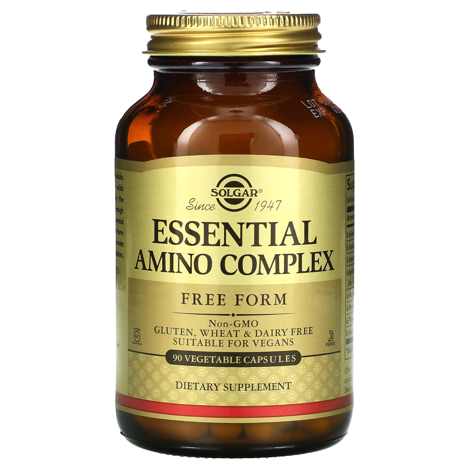 Solgar, Essential  Amino Complex, 90 Vegetable Capsules