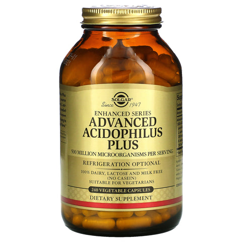 Solgar, Advanced Acidophilus Plus, 240 Vegetable Capsules