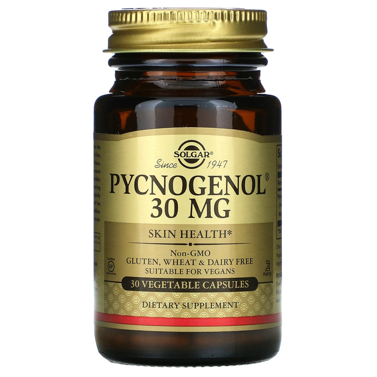 Solgar, Pycnogenol, 30 mg, 30 Vegetarian Capsules