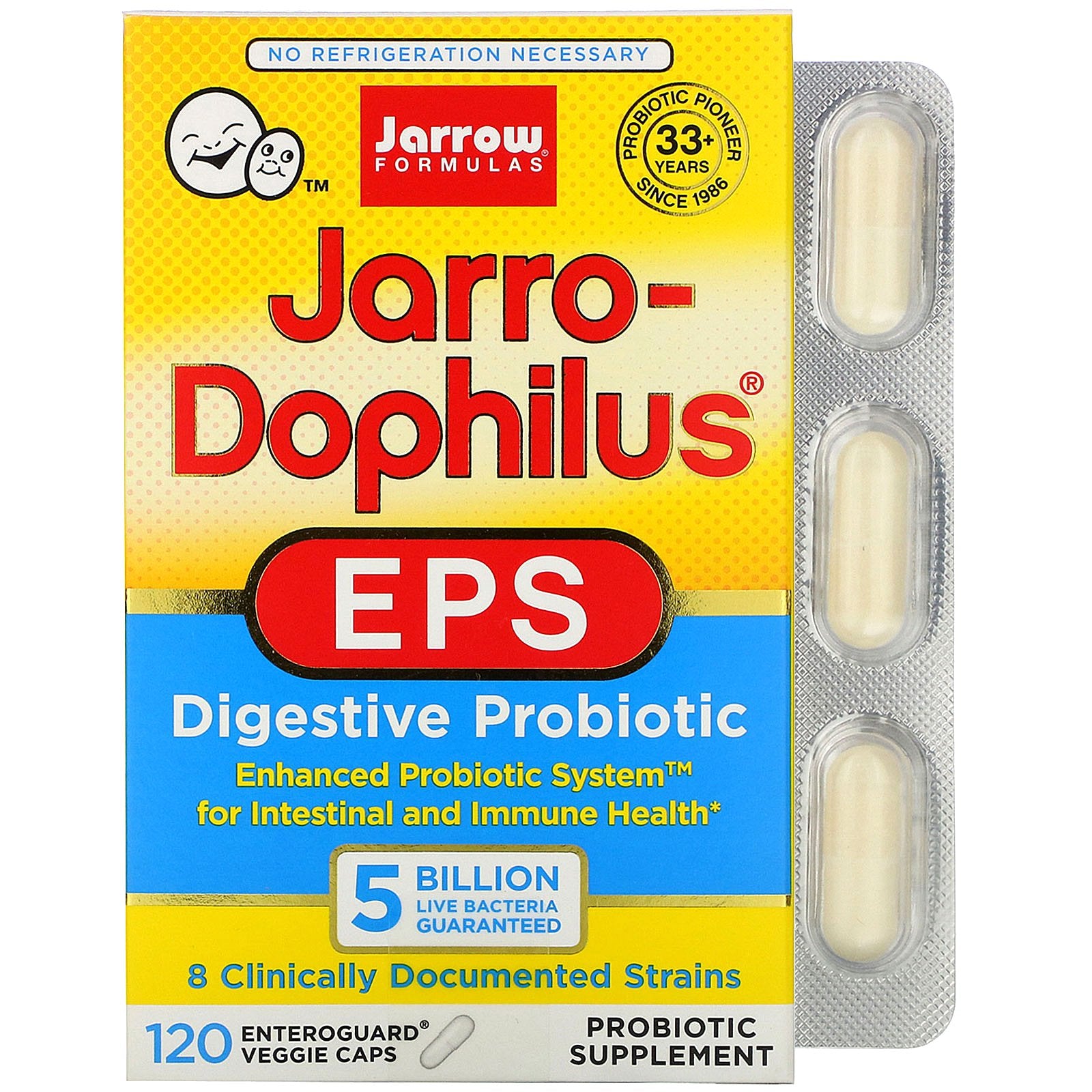 Jarrow Formulas, Jarro-Dophilus EPS, 5 Billion, 120 Veggie Caps