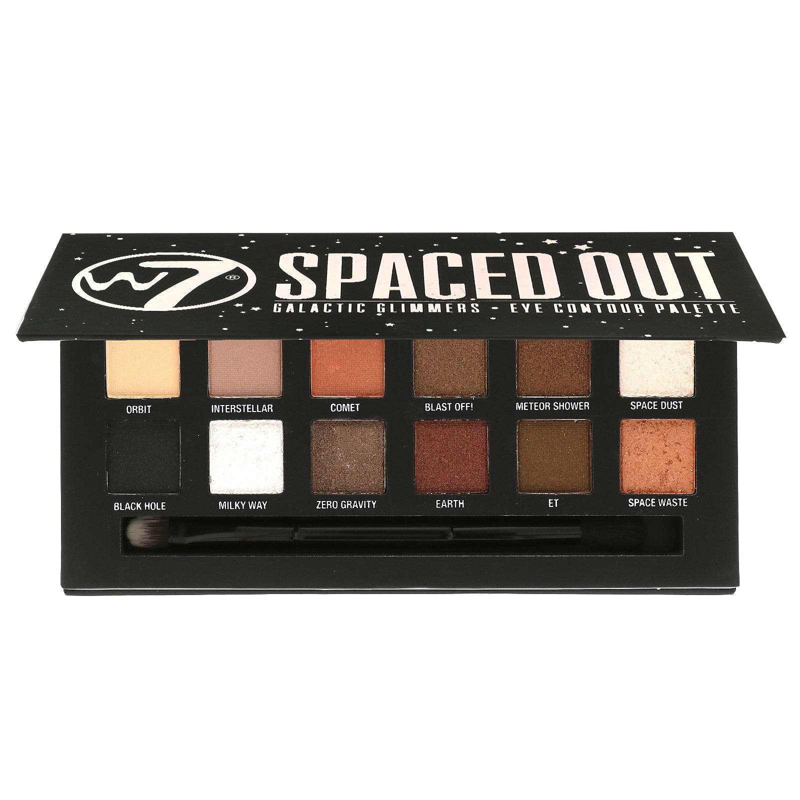 W7, Spaced Out, Galactic Glimmers, Eye Contour Palette, 0.34 oz (9.6 g)