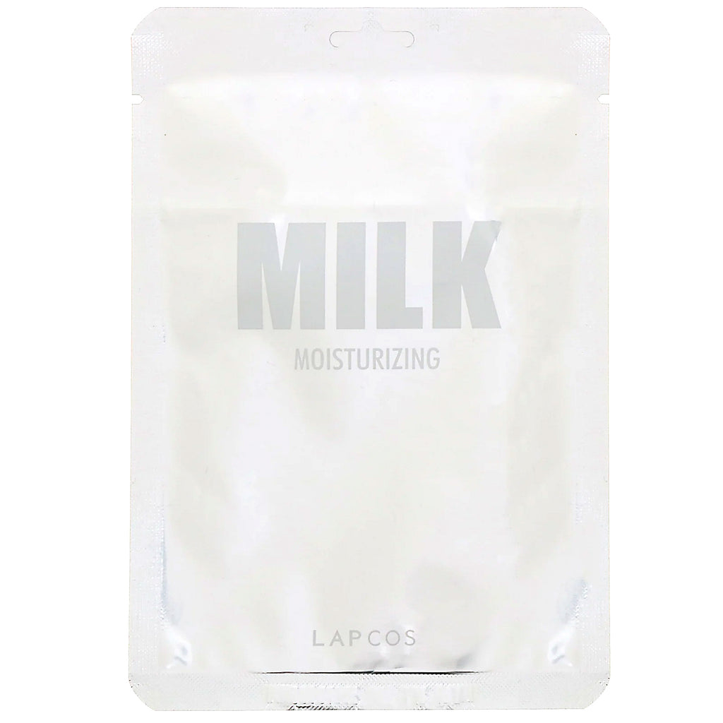 Lapcos, Milk Sheet Mask, Moisturizing,  1 Sheet, 1.01 fl oz (30 ml)