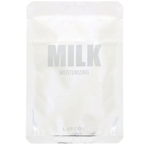 Lapcos, Milk Sheet Mask, Moisturizing,  1 Sheet, 1.01 fl oz (30 ml)