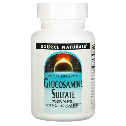 Source Naturals, Glucosamine Sulfate, 500 mg, 60 Capsules