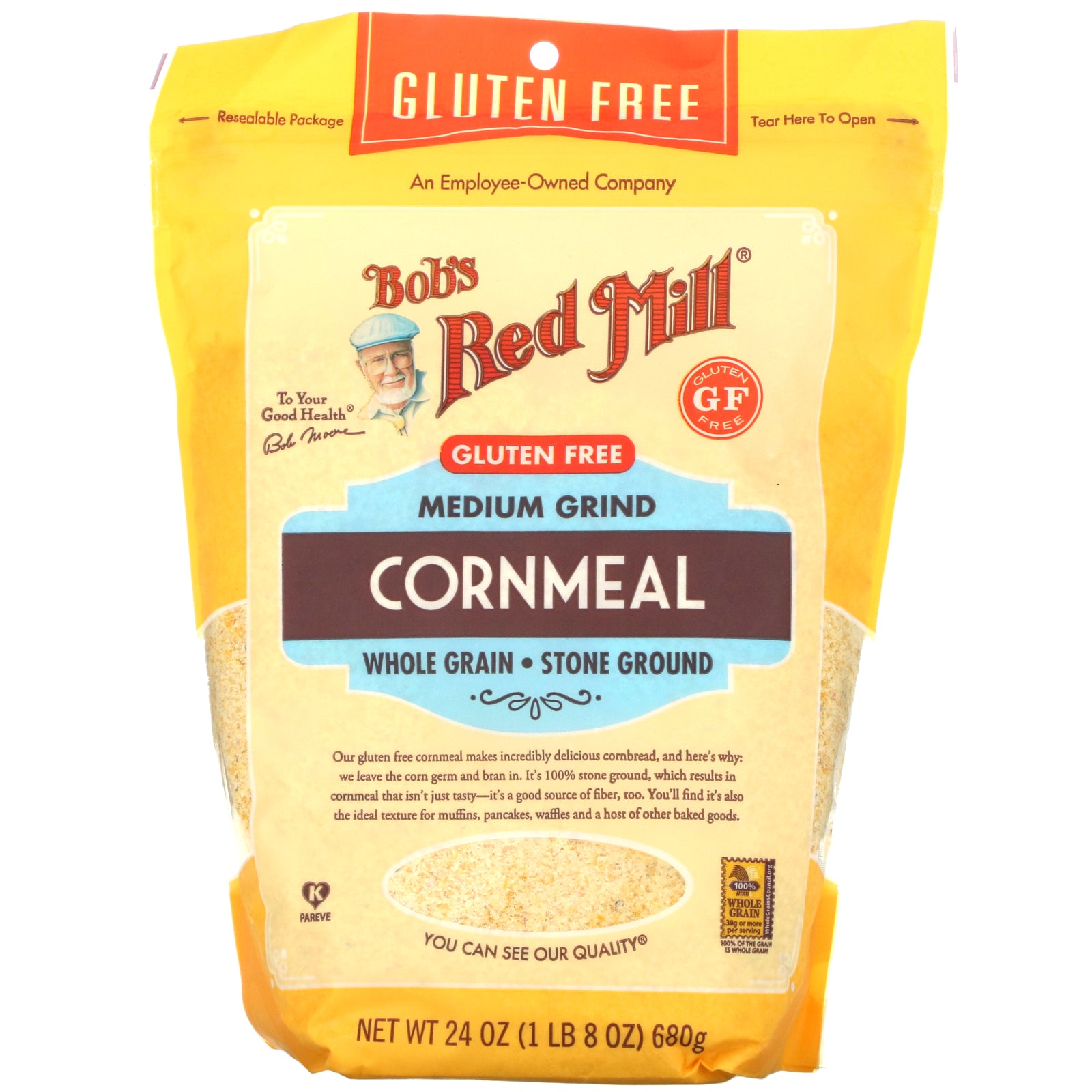 Bob's Red Mill, Medium Grind, Cornmeal, 24 oz (680 g)