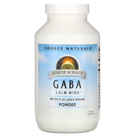 Source Naturals, GABA Powder, 8 oz (226.8 g)