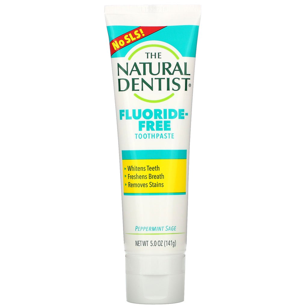 The Natural Dentist, Fluoride-Free Toothpaste, Peppermint Sage, 5.0 oz (141 g)