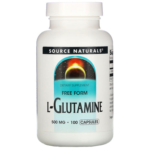 Source Naturals, L-Glutamine, 500 mg, 100 Capsules