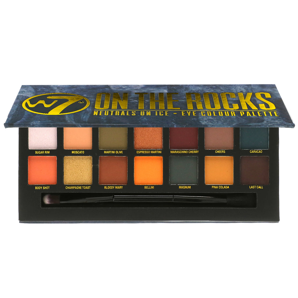 W7, On the Rocks, Neutrals on Ice, Eye Colour Palette, 0.49 oz (14 g)