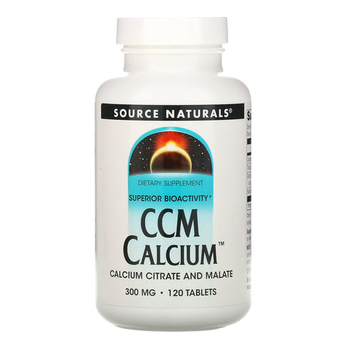 Source Naturals, CCM Calcium, 300 mg, 120 Tablets