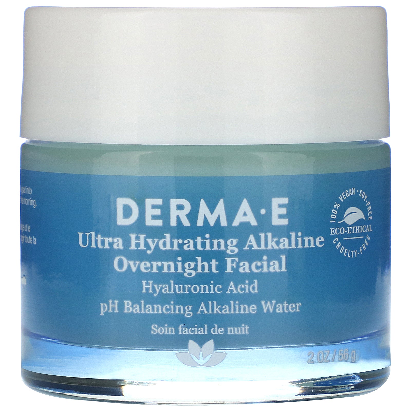 Derma E, Ultra Hydrating Alkaline Overnight Facial, 2 oz (56 g)