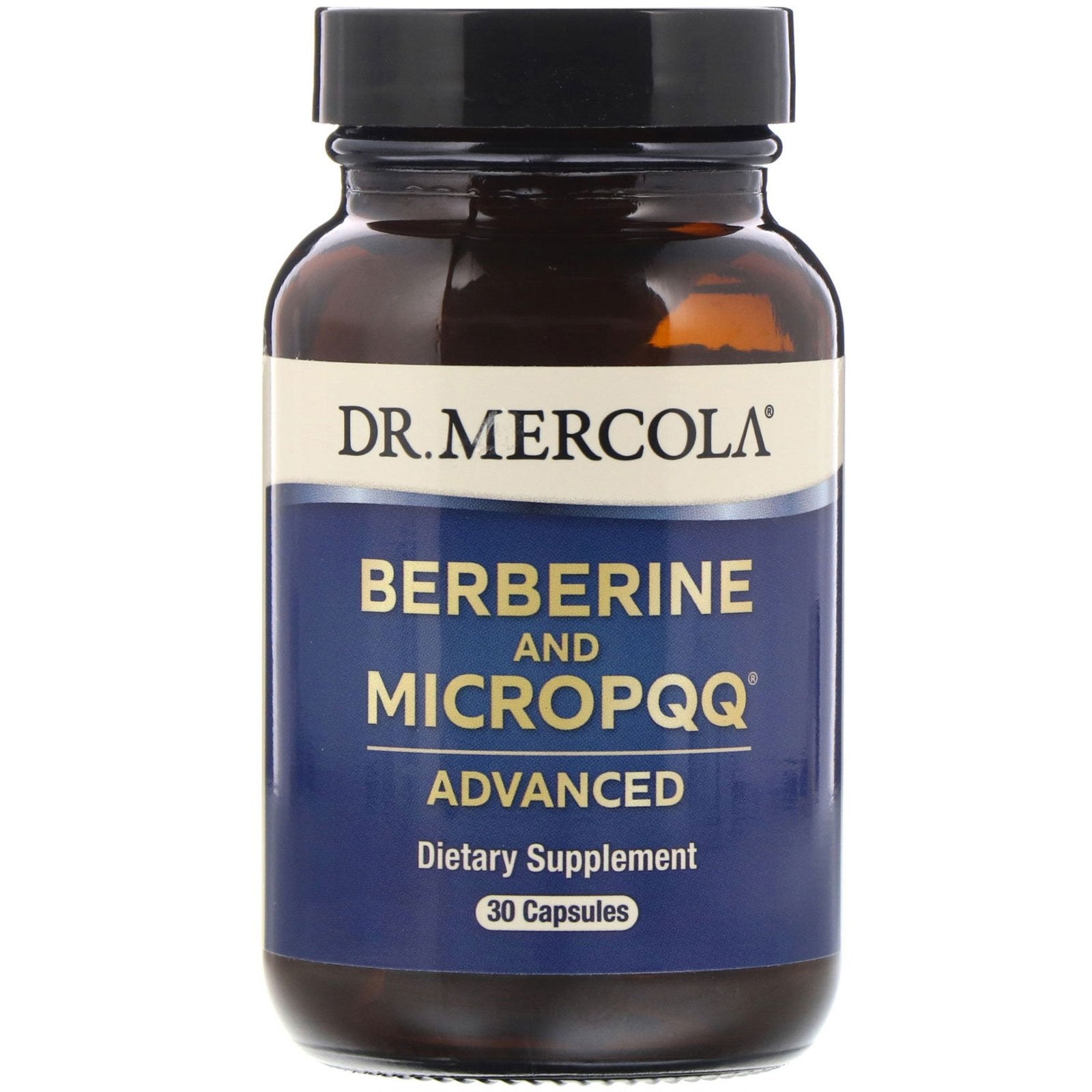 Dr. Mercola, Berberine and MicroPQQ Advanced, 30 Capsules