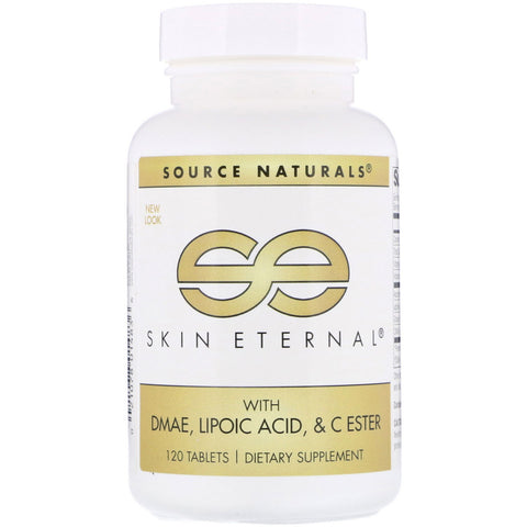 Source Naturals, Skin Eternal with DMAE, Lipoic Acid, and C Ester, 120 Tablets