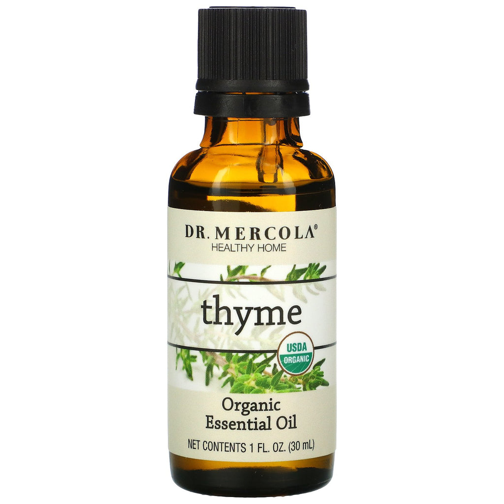 Dr. Mercola, Organic Essential Oil, Thyme, 1 fl oz (30 ml)