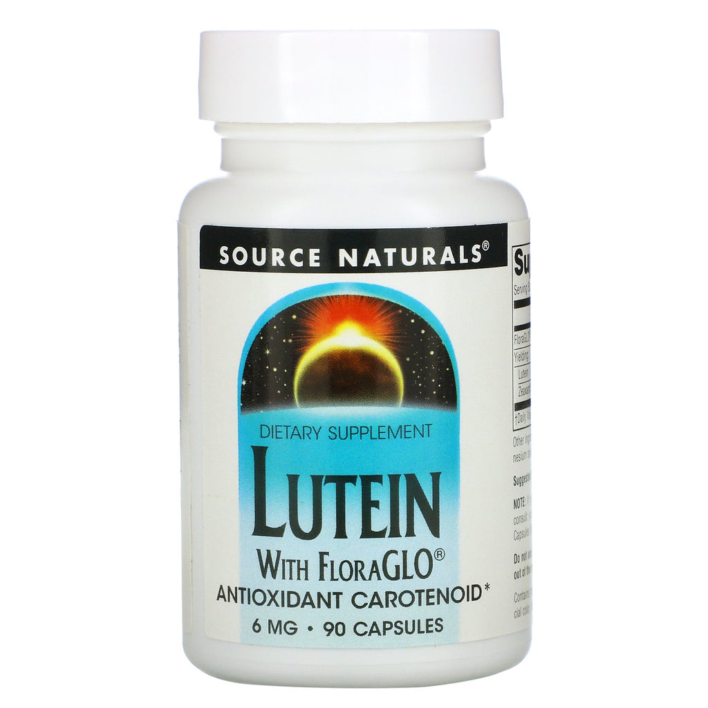 Source Naturals, Lutein, 6 mg, 90 Capsules