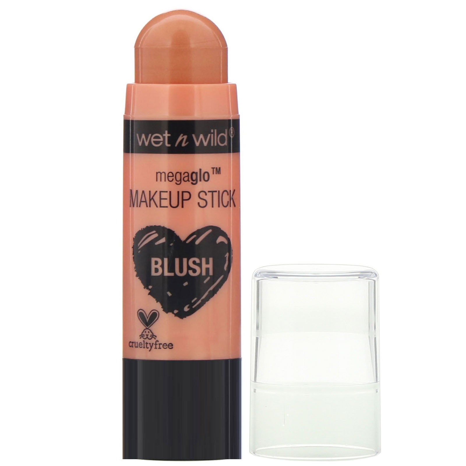 Wet n Wild, MegaGlo Makeup Stick, Blush, Hustle & Glow, 0.21 oz (6 g)