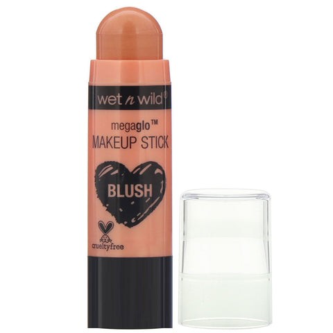 Wet n Wild, MegaGlo Makeup Stick, Blush, Hustle & Glow, 0.21 oz (6 g)