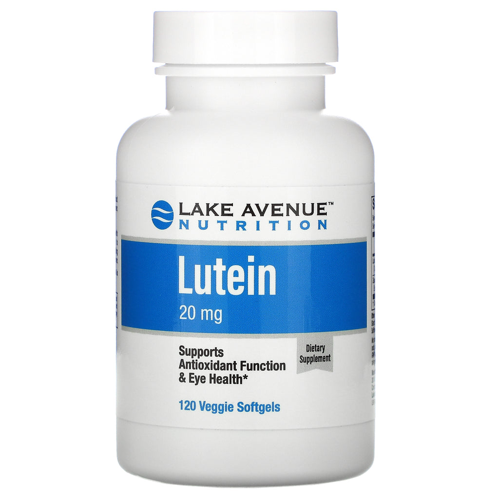 Lake Avenue Nutrition, Lutein, 20 mg, 120 Veggie Softgels