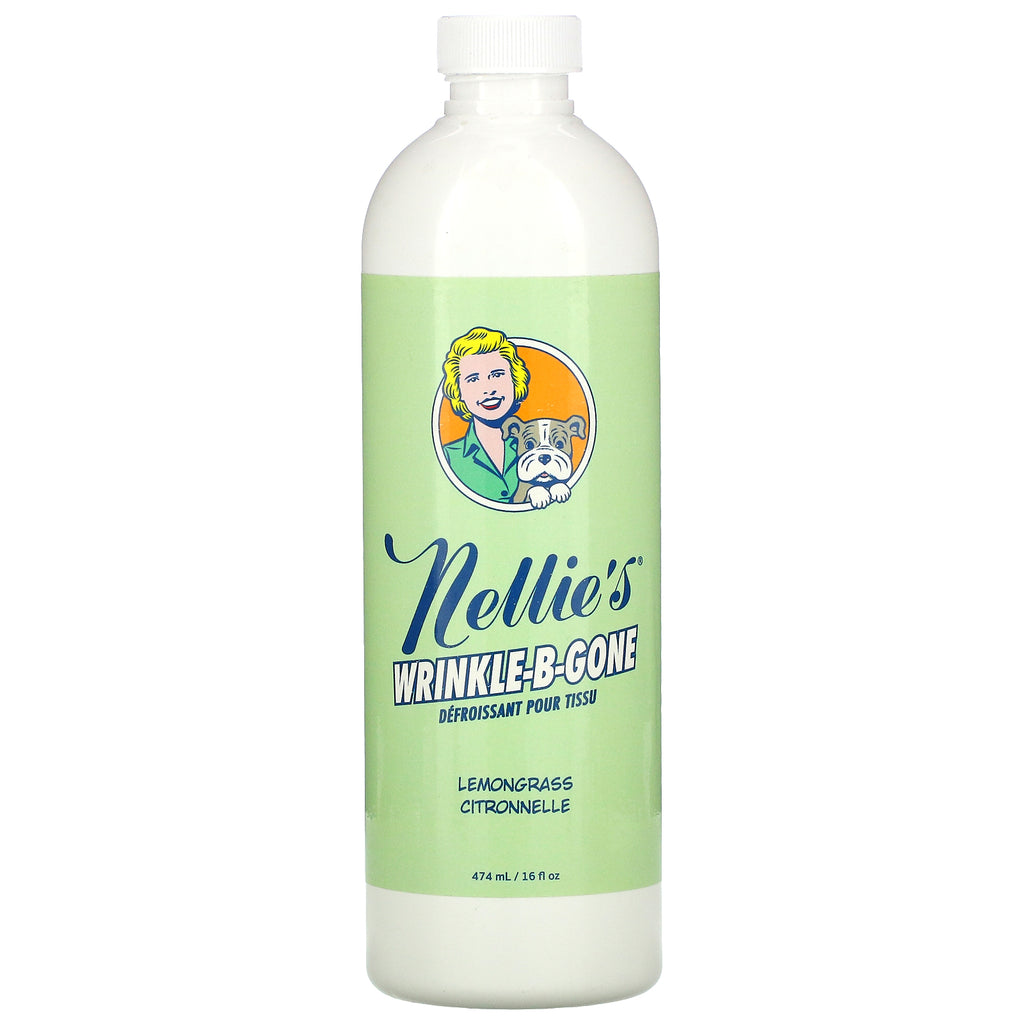 Nellie's, Wrinkle-B-Gone, Lemongrass, 16 fl oz (474 ml)