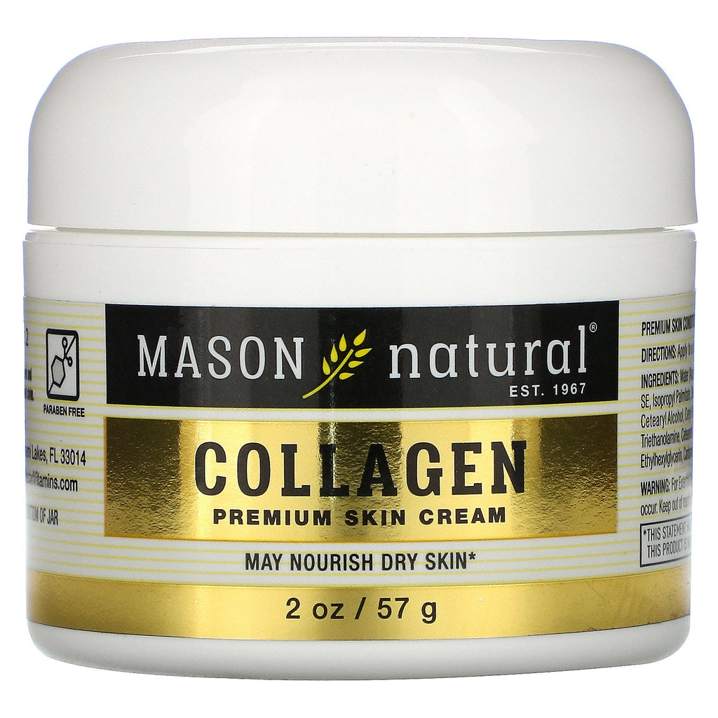 Mason Natural, Collagen Premium Skin Cream, 2 oz (57 g)