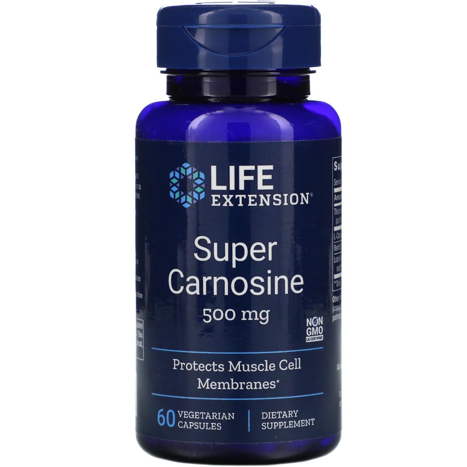 Life Extension, Super Carnosine, 500 mg, 60 Vegetarian Capsules