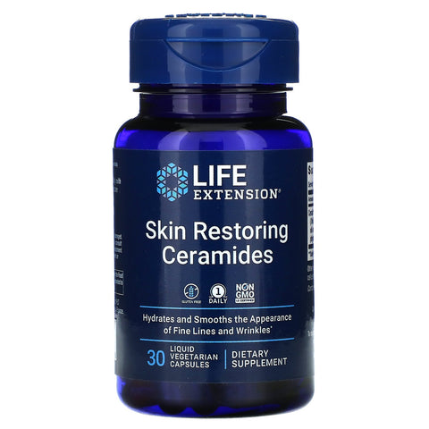 Life Extension, Skin Restoring Ceramides, 30 Liquid Vegetarian Capsules