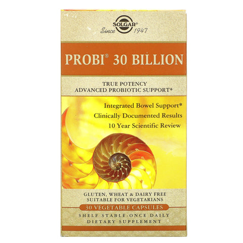 Solgar, Probi 30 Billion, 30 Vegetable Capsules