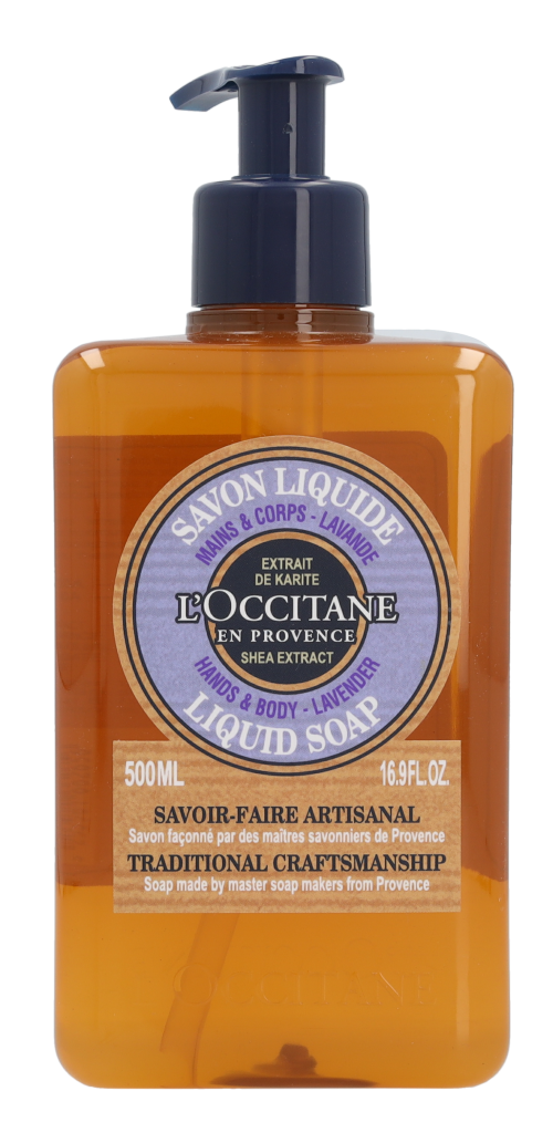 L'Occitane Lavendel Flydende Sæbe m/Pumpe 500 ml