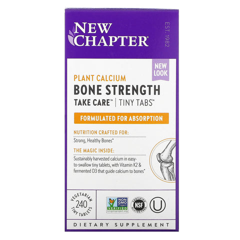 New Chapter, Bone Strength Take Care, 240 Vegetarian Tiny Tablets