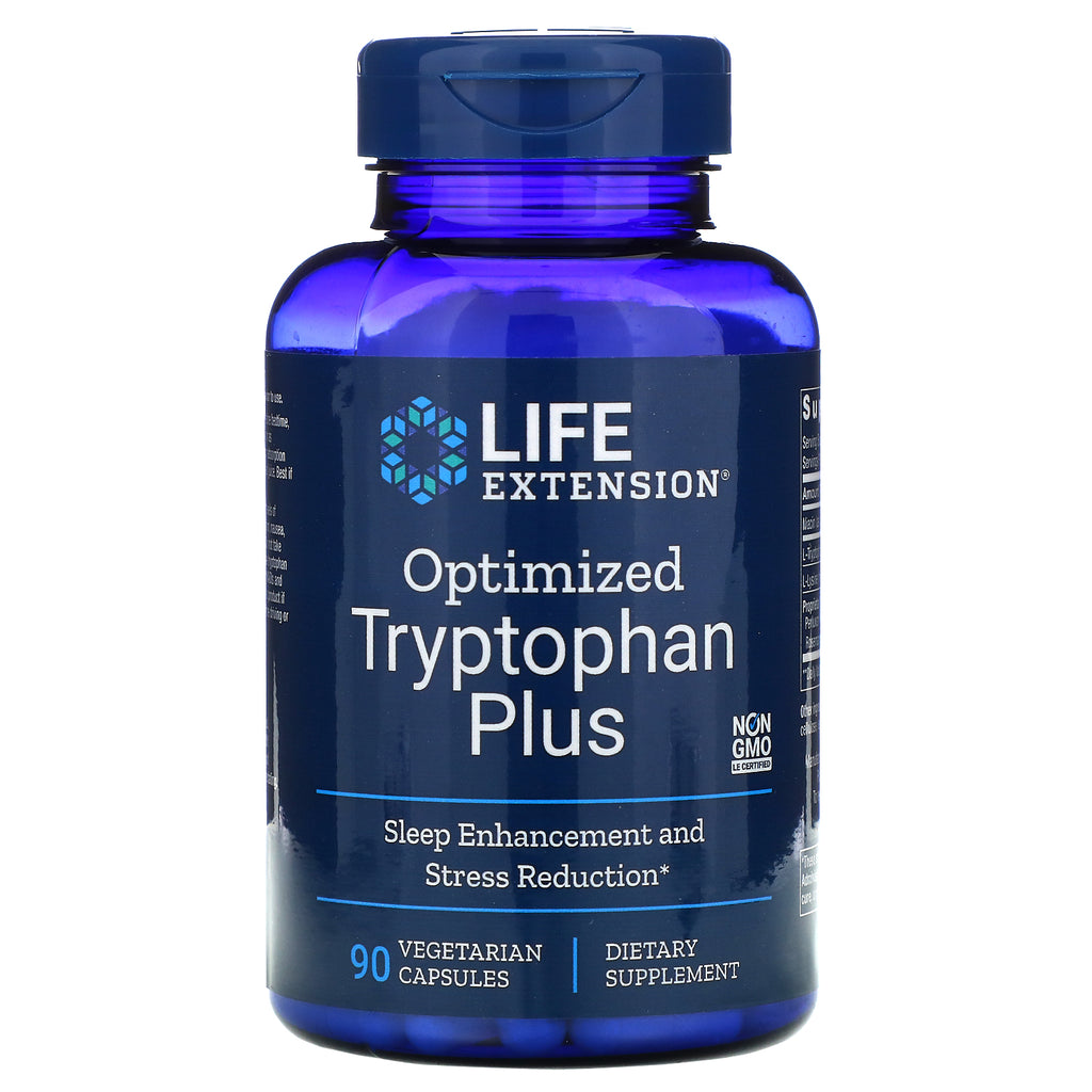 Life Extension, Optimized Tryptophan Plus, 90 Vegetarian Capsules