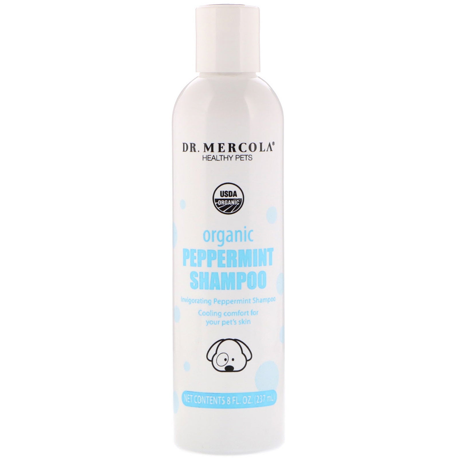 Dr. Mercola, Healthy Pets, Organic Peppermint Shampoo, for Dogs, 8 fl oz (237 ml)