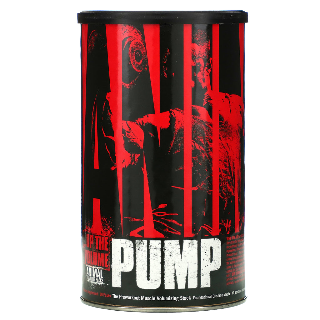 Universal Nutrition, Animal Pump,  Preworkout Muscle Volumizing Stack, 30 Packs