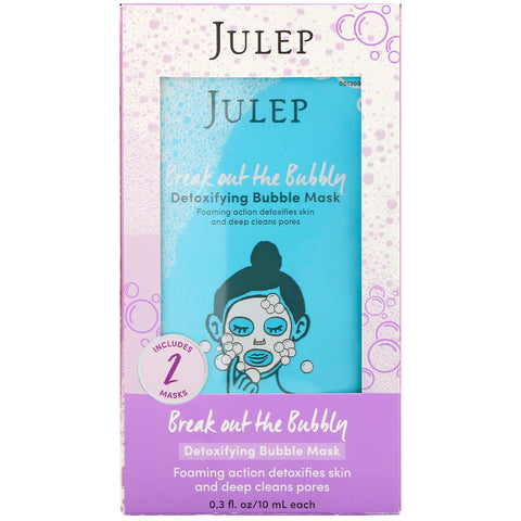 Julep, Break Out the Bubbly, Detoxifying Bubble Mask, 2 Masks