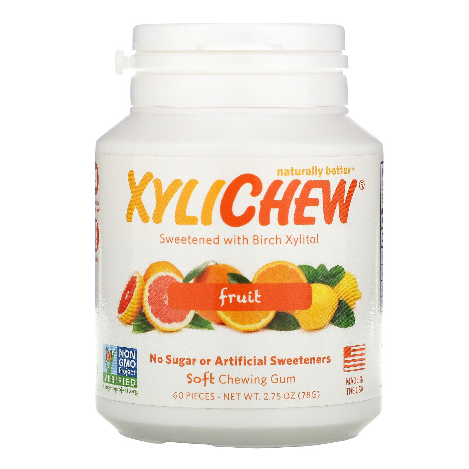 Xylichew, Fruit, 60 Pieces, 2.75 oz (78 g)