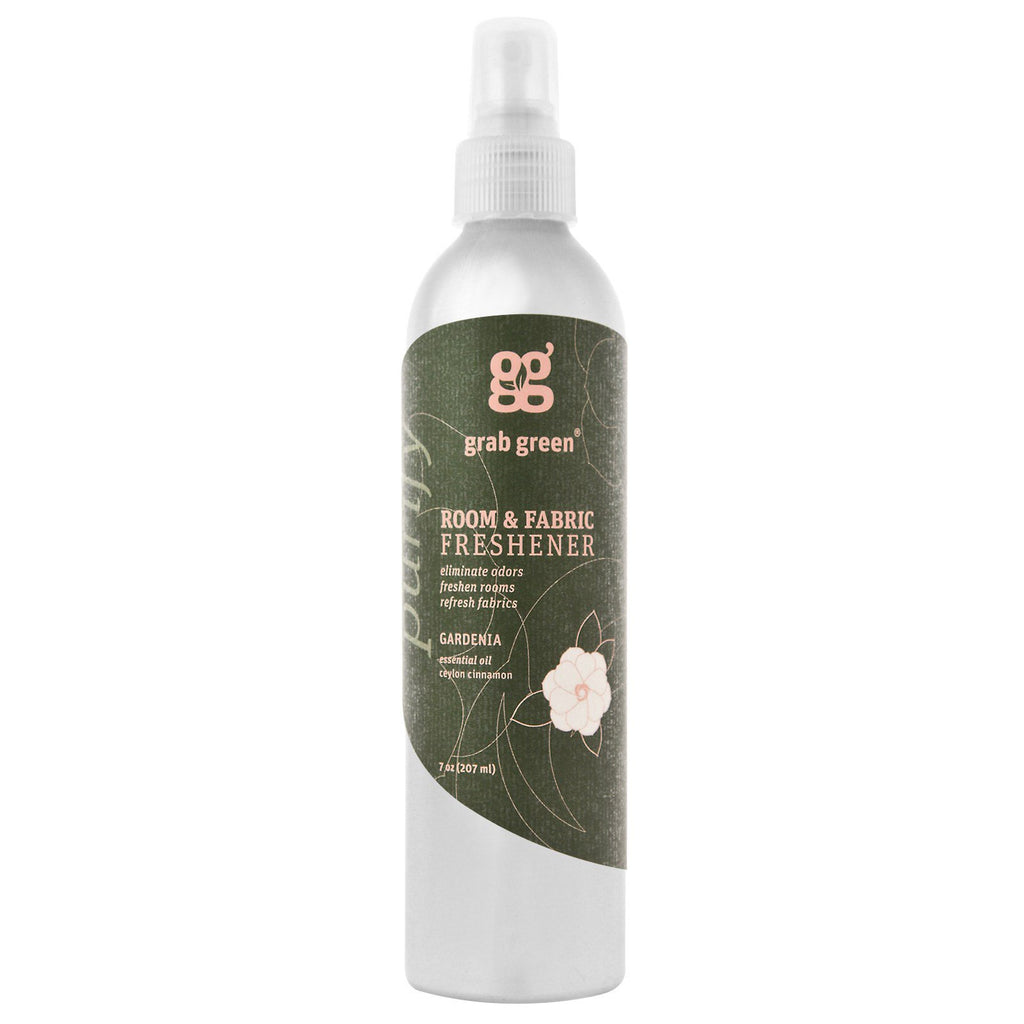 Grab Green, Room & Fabric Freshener, Gardenia, 7 oz (207 ml)