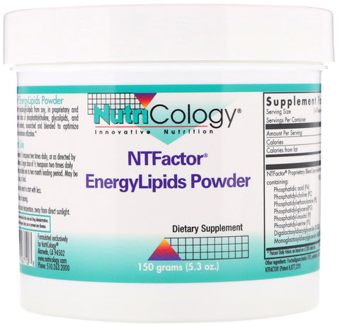 Nutricology, NTFactor, EnergyLipids Powder, 5.3 oz (150 g)