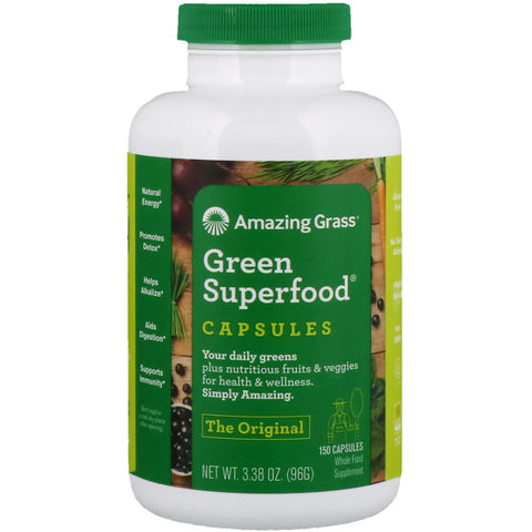 Amazing Grass, Green Superfood, 150 Capsules