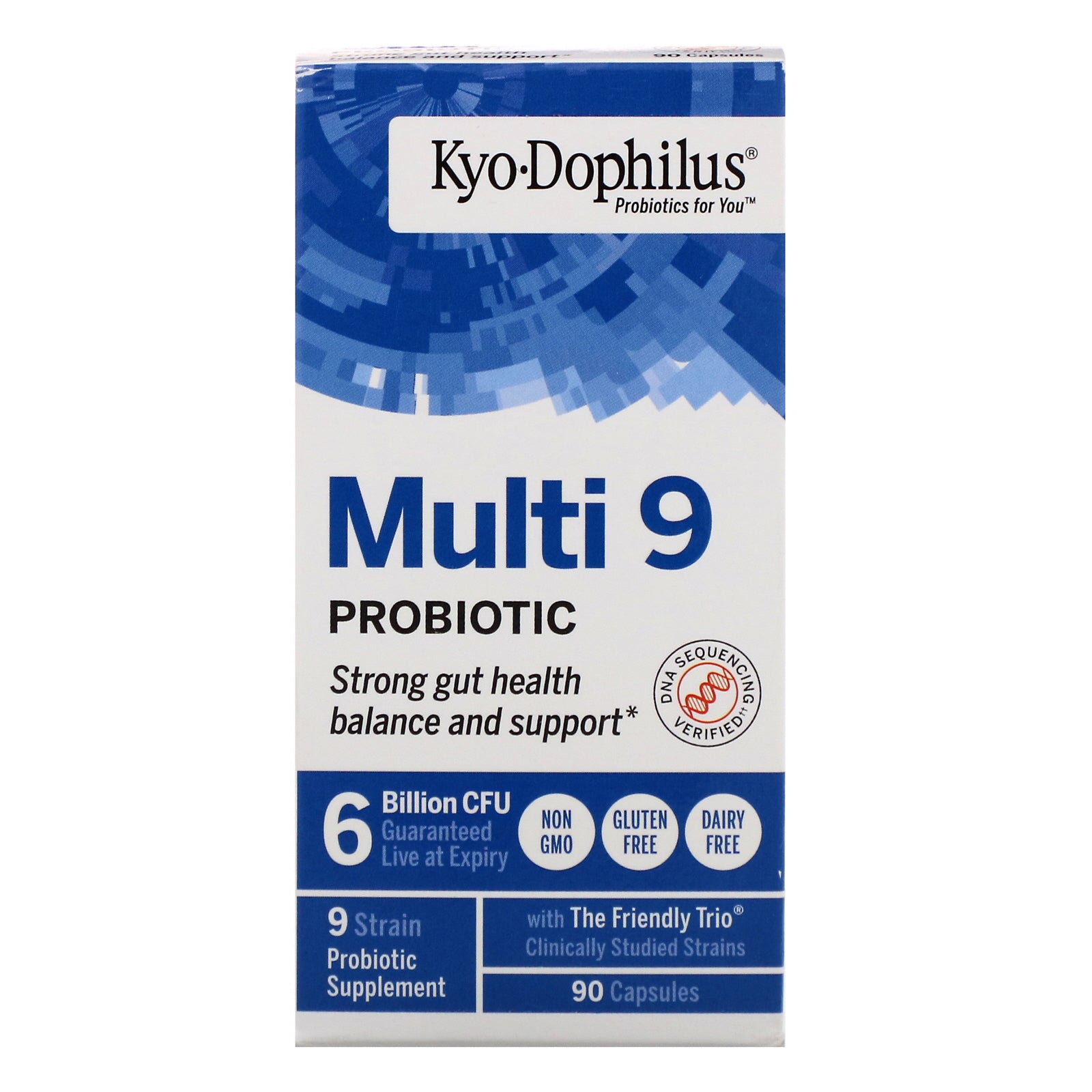 Kyolic, Kyo-Dophilus, Multi 9 Probiotic, 6 Billion CFU, 90 Capsules