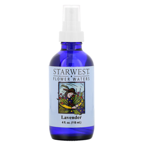 Starwest Botanicals, Flower Waters, Lavender, 4 fl oz (118 ml)