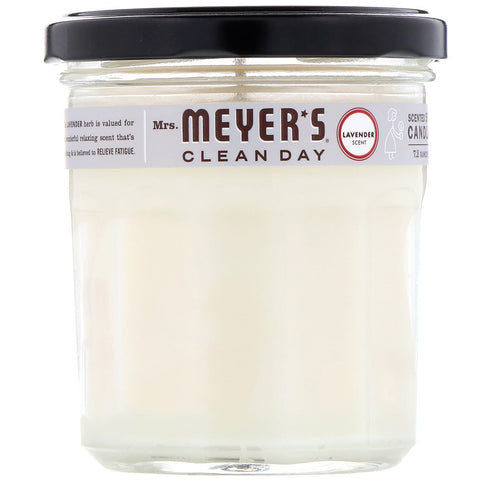 Mrs. Meyers Clean Day, Scented Soy Candle, Lavender Scent, 7.2 oz