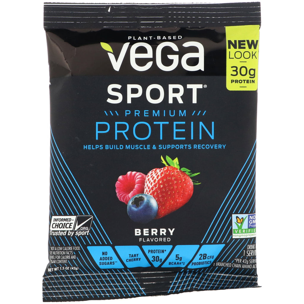 Vega, Sport Premium Protein, Berry, 1.5 oz (42 g)