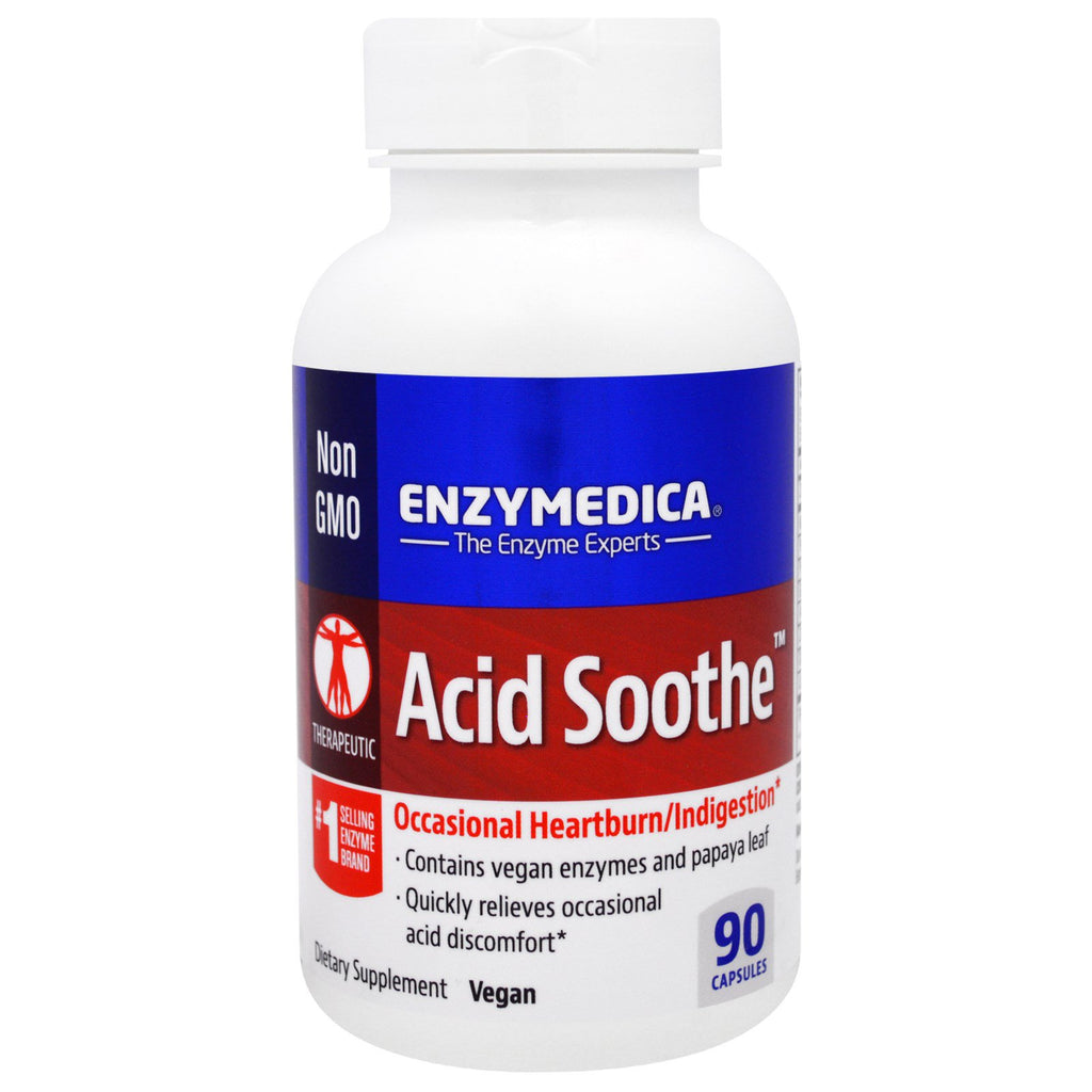 Enzymedica, Acid Soothe, 90 Capsules