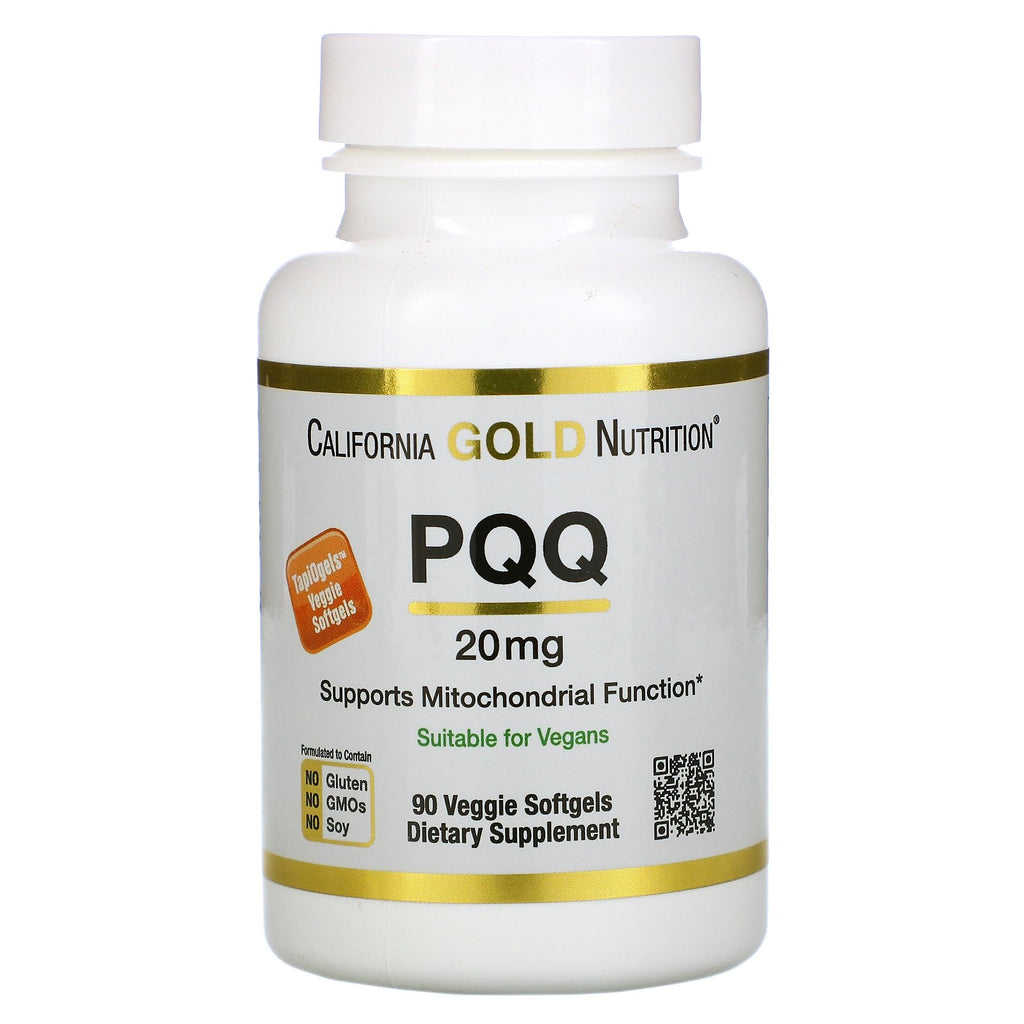 California Gold Nutrition, PQQ, 20 mg, 90 Veggie Softgels