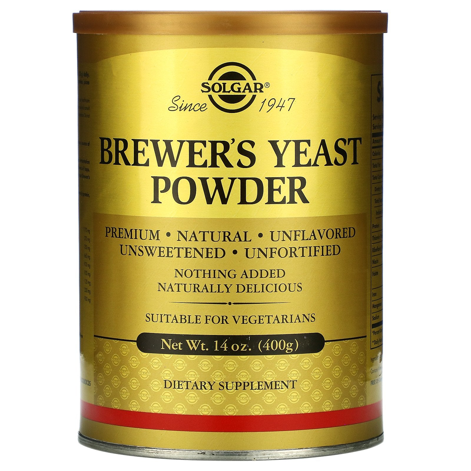 Solgar, Brewer's Yeast Powder, 14 oz (400 g)