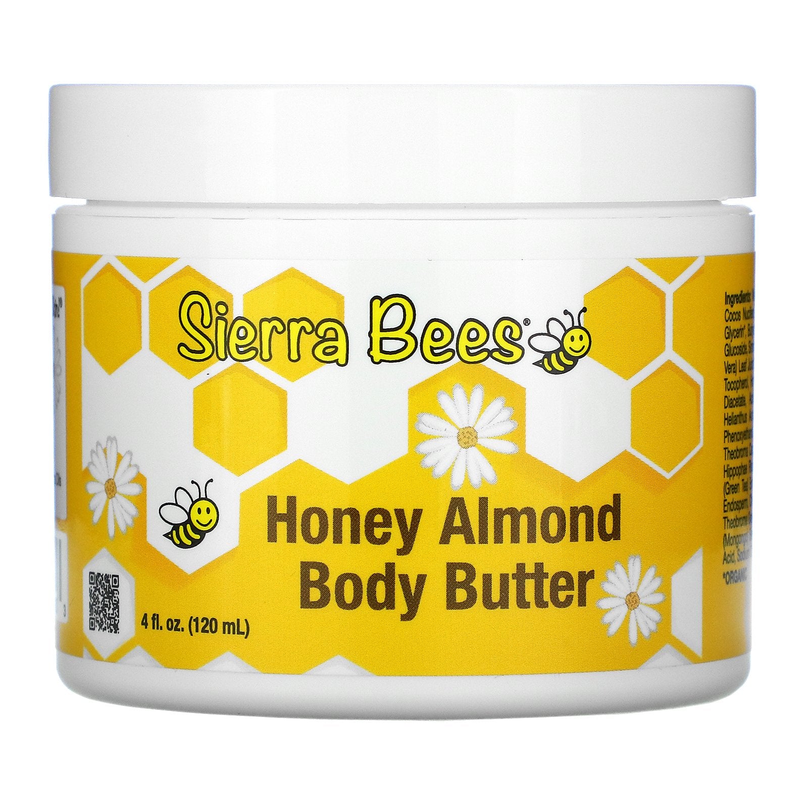 Sierra Bees, Honey Almond Body Butter, 4 fl oz (120 ml)