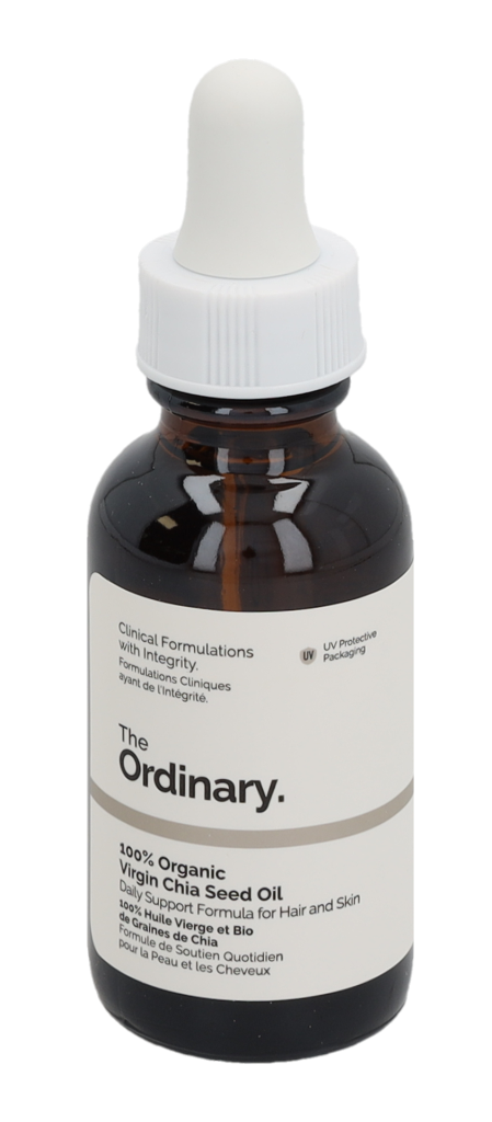Den almindelige 100% økologiske jomfru chiafrøolie 30 ml